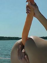 Teen Pussy, Hot Kink Jo yacht charter huge dildo insertion Monster Huge Sex Toys